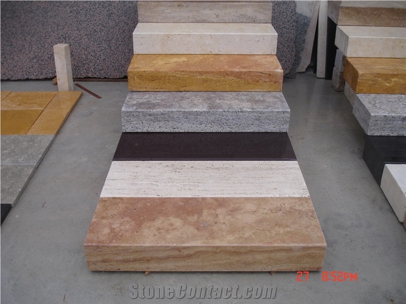 Wallstone Blockstep Travertine Block