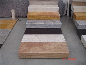Wallstone Blockstep Travertine Block