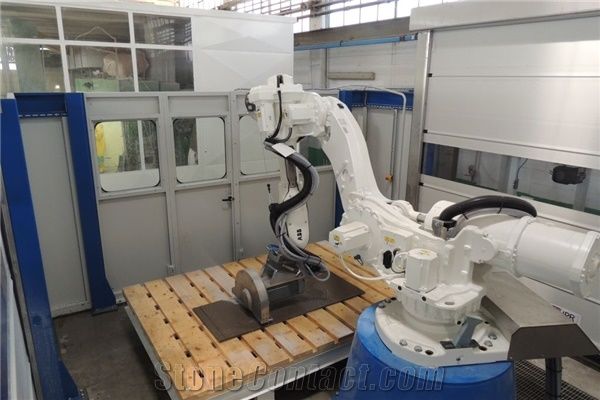 Lapisystem Top-  Countertop Cutting, Profiling machine: cnc center + bridge saw + lifting system