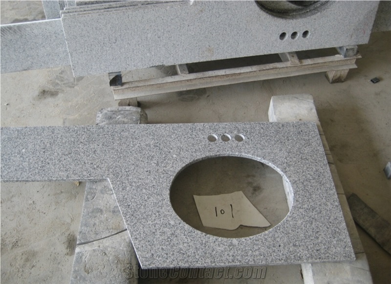 G603 Silver Grey Granite Bath Countertops