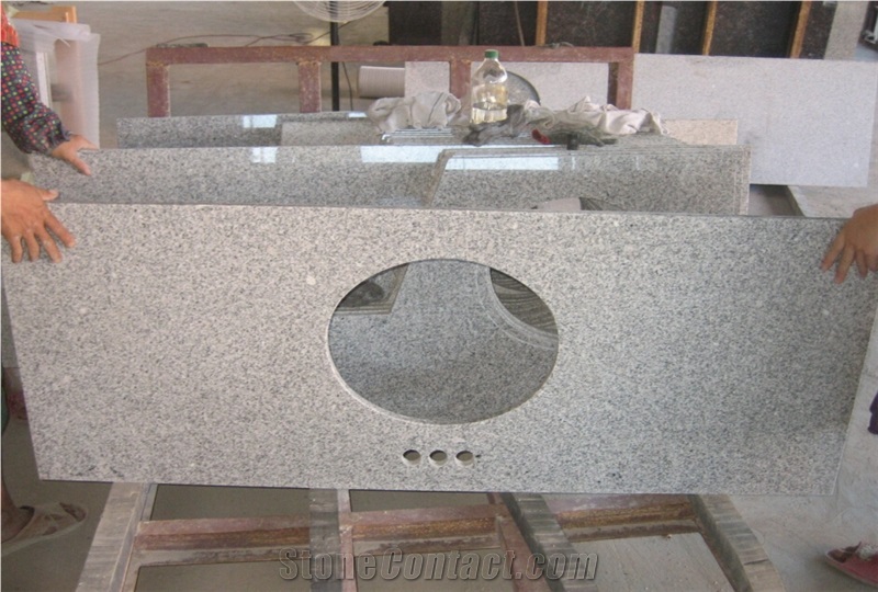 G603 Silver Grey Granite Bath Countertops