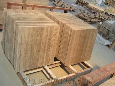 Grey Wood Grain Marble Slabs & Tiles, China Grey Marble