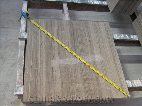 Grey Wood Grain Marble Slabs & Tiles, China Grey Marble
