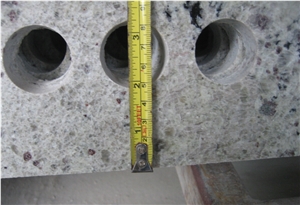 Kashmir White Granite Bath Tops