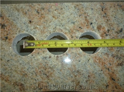 Madura Gold Granite Bath Tops