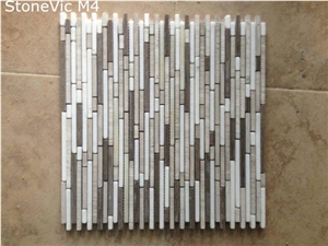 Multicolor Marble Chips Mosaic Multicolor Marble Chips Mosaic