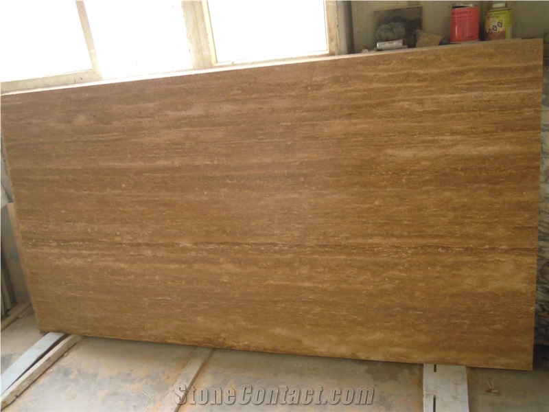Noce Travertine Vein Cut Thin Panel