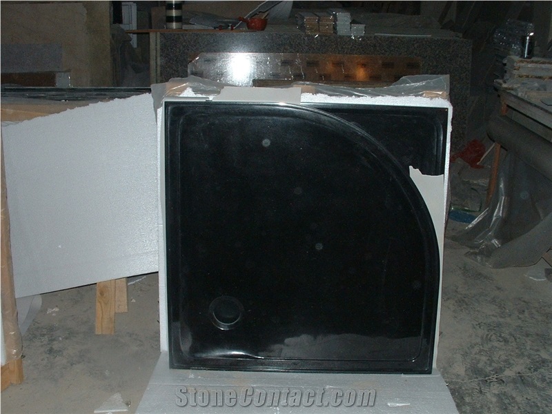Shanxi Black Shower Base/Shower Tray