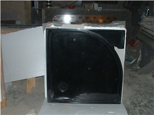 Shanxi Black Shower Base/Shower Tray