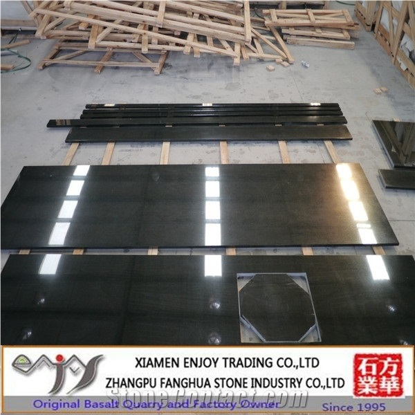 Hebei Black Granite Polished Slabs & Tiles / China Black Granite / Absolute Black Granite Cut to size or Slabs