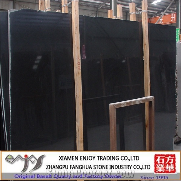 Hebei Black Granite Polished Slabs & Tiles / China Black Granite / Absolute Black Granite Cut to size or Slabs