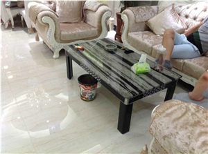 Black and Grey Natural Stone Coffee Table No.21 Black and Grey Natural Stone Coffee Table No.21