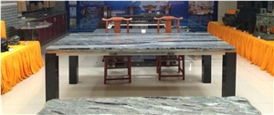 Black and Grey Natural Stone Table No.4