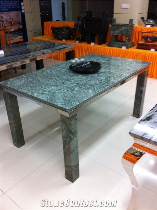 Green Natural Stone Table No.1