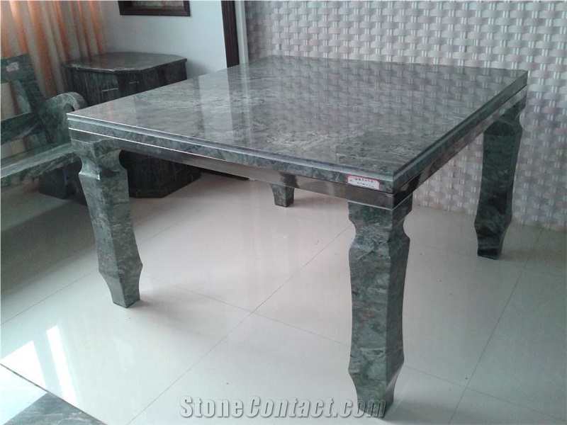 Green Natural Stone Table No.12