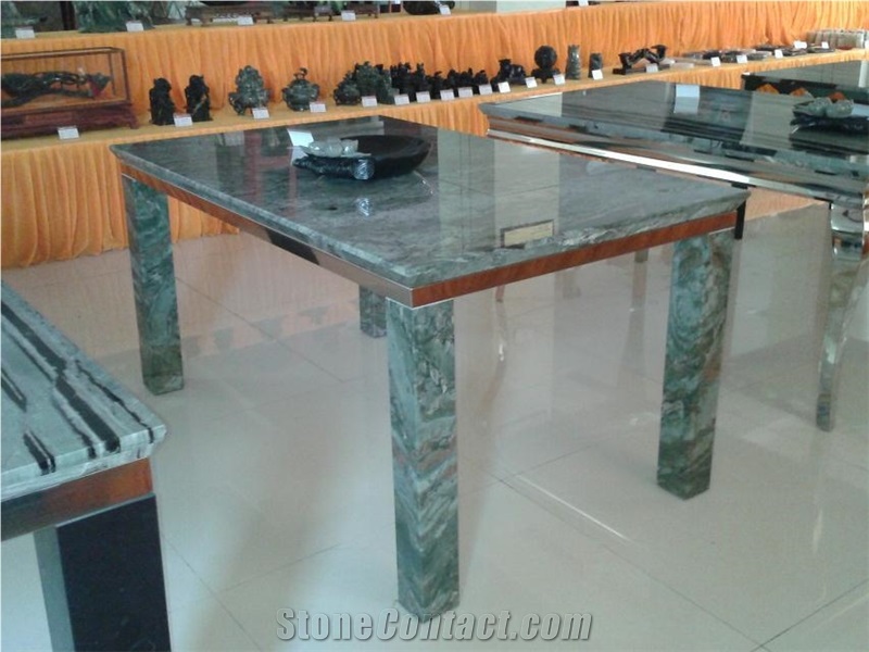 Green Natural Stone Table No.15