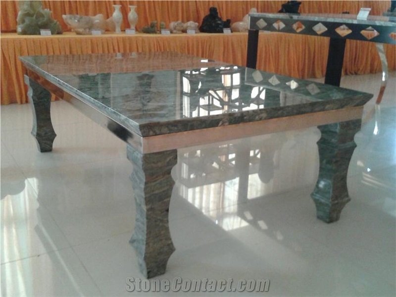 Green Natural Stone Table No.16