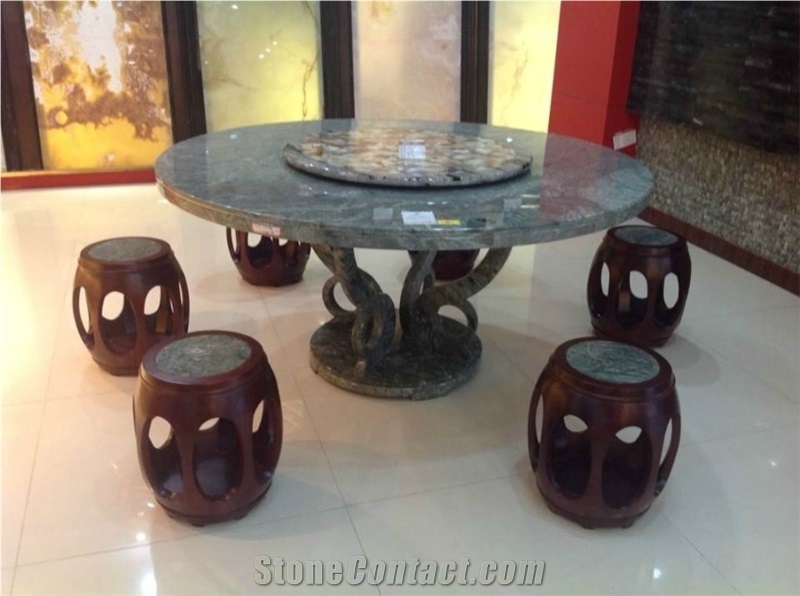 Green Natural Stone Table No.18
