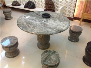 Green Natural Stone Table No.19