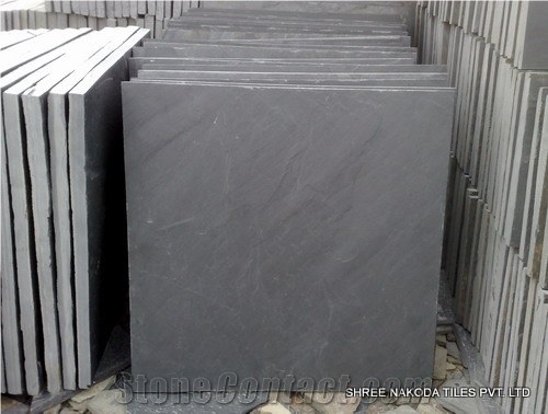 Black Slate Tile, India Black Slate