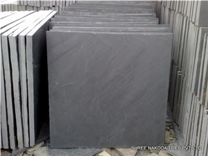 Black Slate Tile, India Black Slate