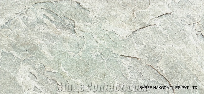 Himachal White Slate Tiles