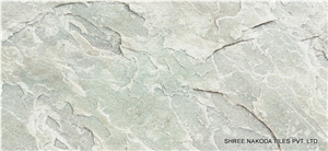 Himachal White Slate Tiles