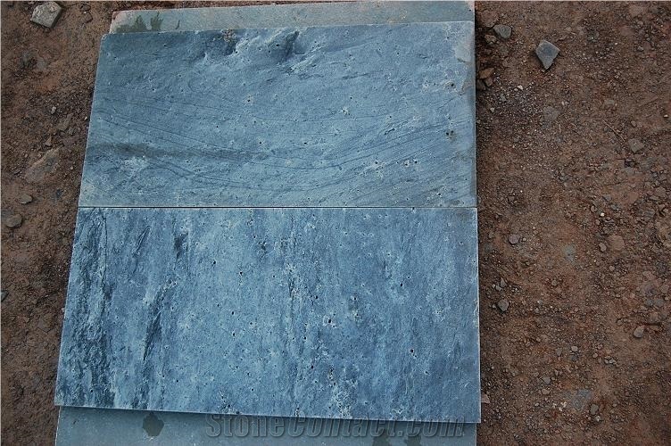 Ocean Slate Slabs & Tiles, India Green Slate