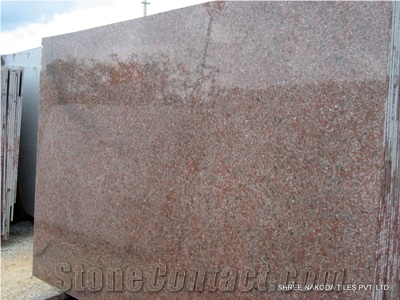 Raj Red Granite Slabs & Tiles, India Red Granite