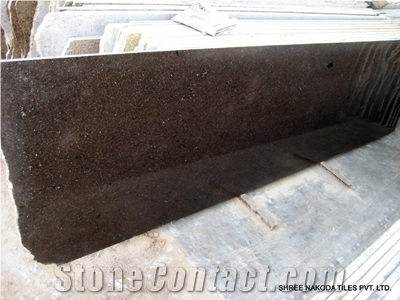 Rolite Brown Granite Slabs & Tiles, India Brown Granite