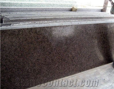 Sapphire Brown Granite Slabs & Tiles, India Brown Granite