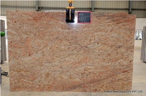 Vyara-Gold Granite Slabs & Tiles, India Yellow Granite