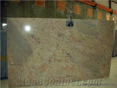 Vyara-Gold Granite Slabs & Tiles, India Yellow Granite