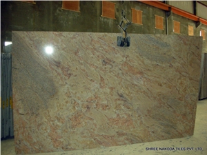 Vyara-Gold Granite Slabs & Tiles, India Yellow Granite