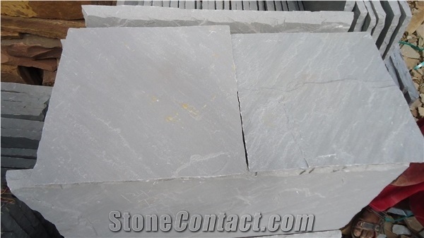 Kandla Grey Sandstone Paving Slabs and Tiles, India Grey Sandstone,Kandla Grey Sandstone Pavement