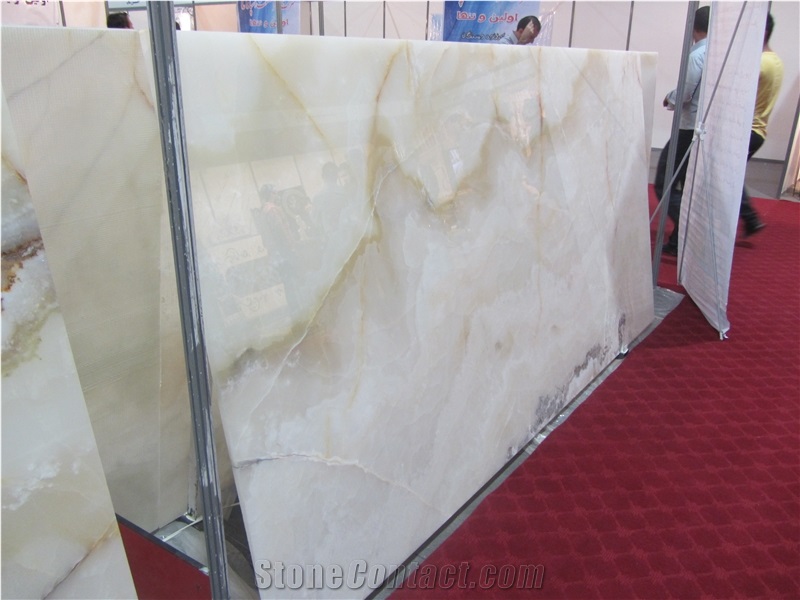 Sistan White Onyx Slabs, Iran White Onyx