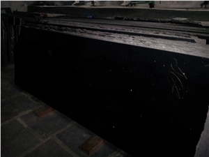 Galaxy Black Granite Tiles & Slabs, Black India Granite Floor Covering Tiles, Walling Tiles