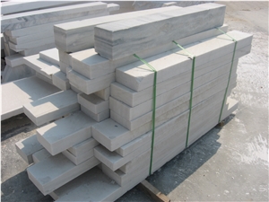 China Cloud Grey Marble Fence,Grey and White Marble
