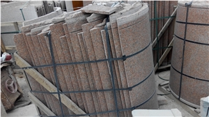 Column Pillar,Hollow Round Roman Column, G386-8 Red Granite Roman Columns