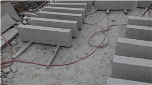Flamed Grey Granite Kerbstone, G341 Grey Granite Kerbs