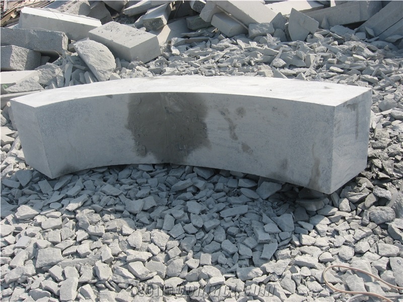 Granite Fence Circle, G341 Grey Granite Kerbstone