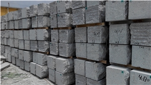 Grey Granite Block Wall Stone, G341 Grey Granite Mushroom Stone