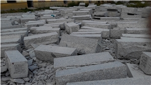 Grey Granite Buliding Stone, G341 Grey Granite Mushroom Stone