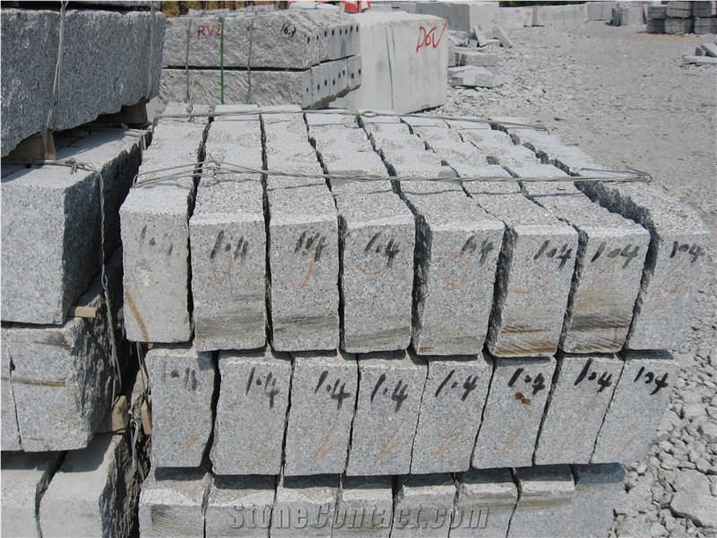 Grey Granite Kerb Made by Hand,Rv4, G341 Grey Granite Kerbs