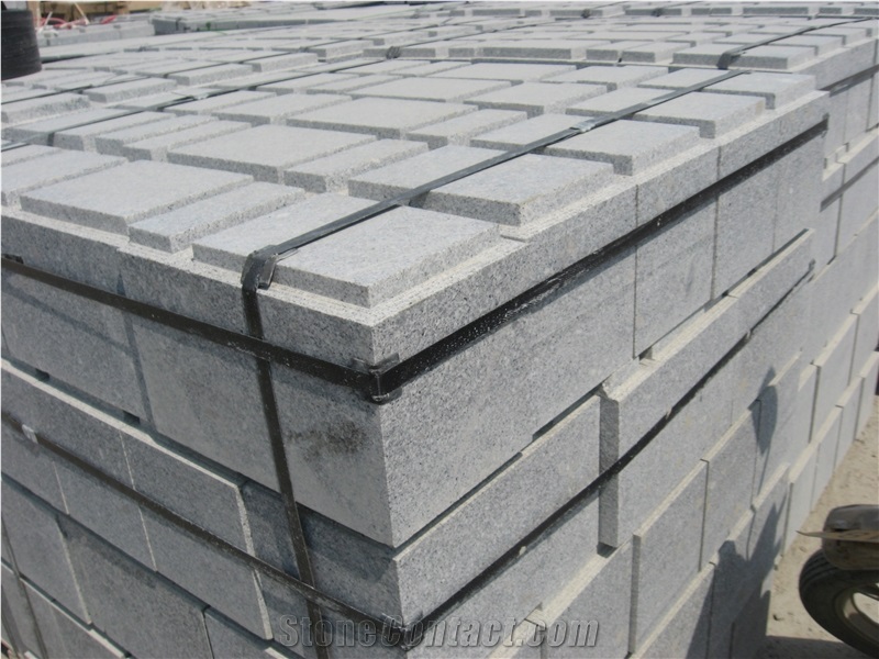 Grey Granite Pier Caps Stone, G341 Grey Granite Pier Caps