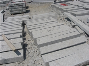 Grey Granite Road Kerb,Flamed Granite Kerb, G341 Grey Granite Kerbs