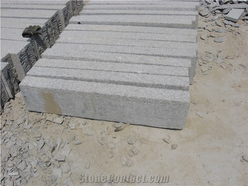 Grey Granite Road Kerb,Flamed Granite Kerb, G341 Grey Granite Kerbs