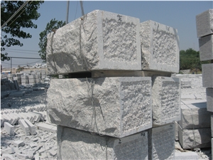 Retaining Wall Blocks for Sale, G341 Grey Granite Mushroom Stone
