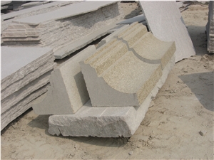 Yellow Granite Curb,Curved Curb, G350 Yellow Granite Curbs