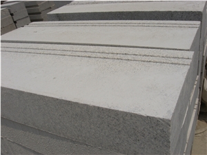 Yellow Granite Grooved Step, G350 Yellow Granite Steps
